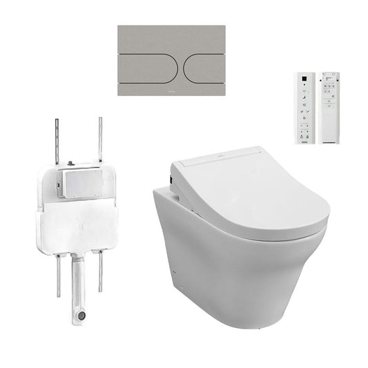 TOTO MH Wall Faced Toilet with S5 Washlet Package