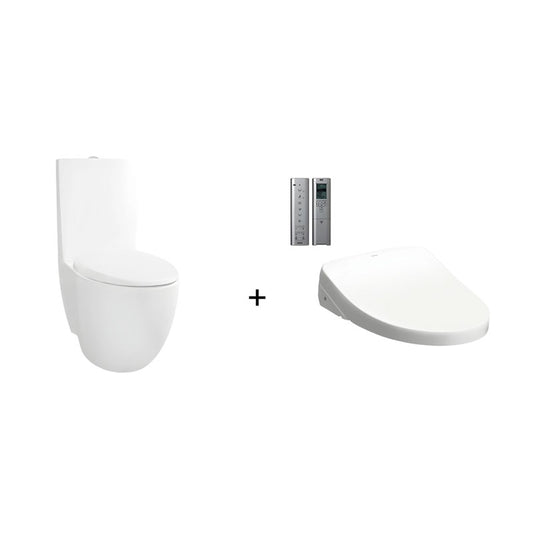 TOTO Le Muse Back To Wall Toilet Suite with S7 Washlet