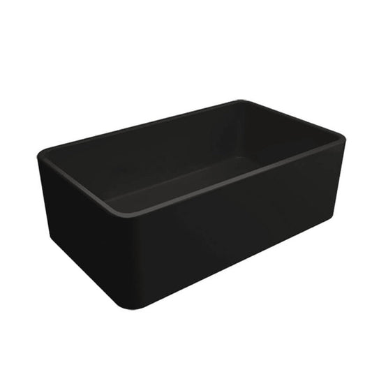 Turner Hastings Black Novi Single Farmhouse Sink