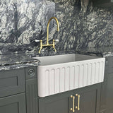 Turner Hastings Concrete Novi Single Farmhouse Sink