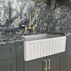 Turner Hastings Concrete Novi Single Farmhouse Sink