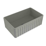 Turner Hastings Concrete Novi Single Farmhouse Sink