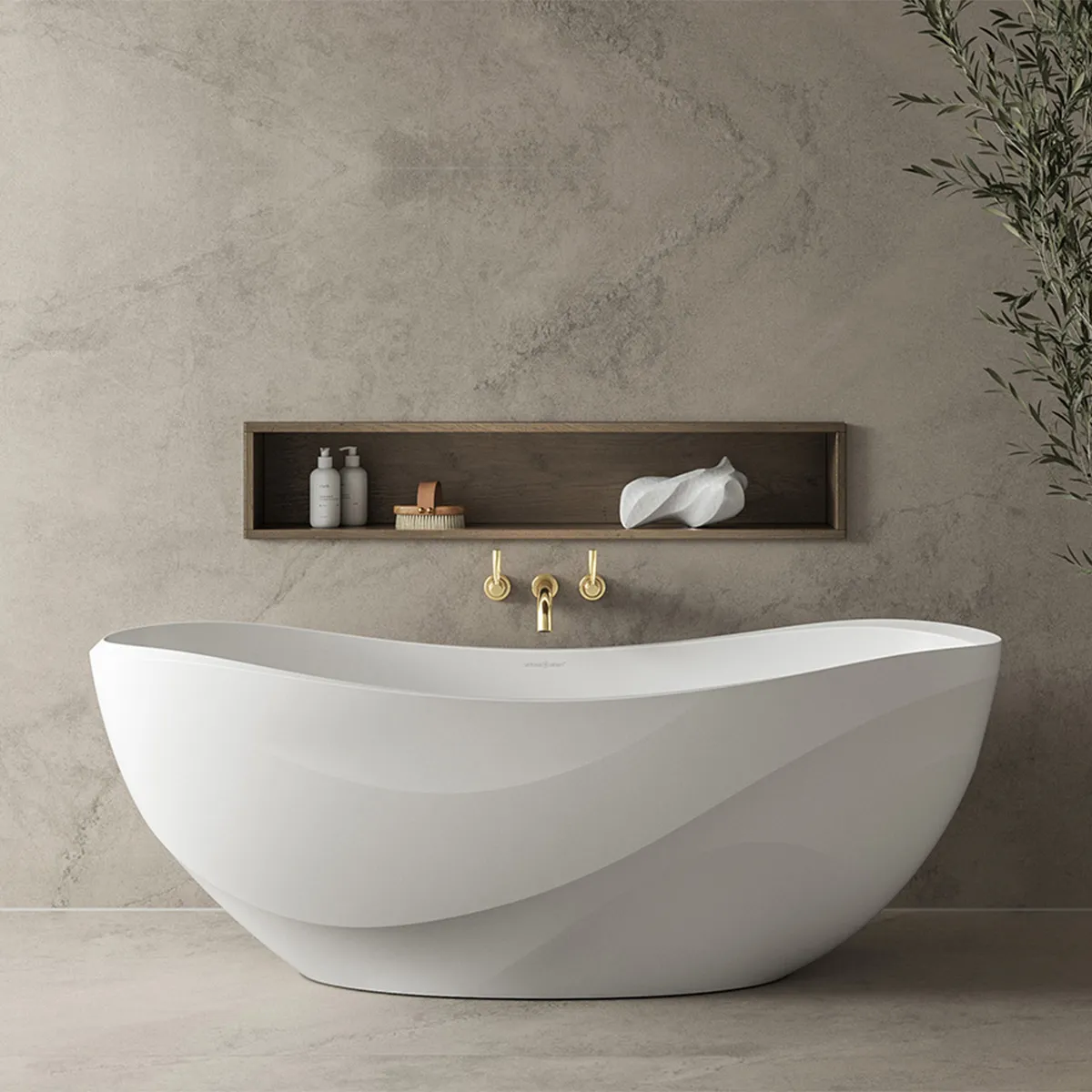 Victoria+ Albert Seros 1650 freestanding bath lifestyle image