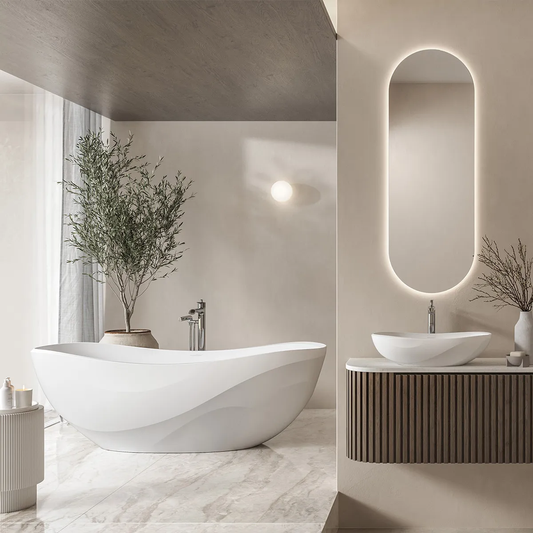 Victoria+ Albert Seros 1800 freestanding bath and basin