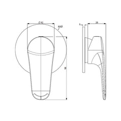 Villeroy & Boch Start Shower Mixer
