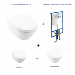 Villeroy & Boch Architectura 3.0 Promotional Package — Wall Hung Toilet + ViConnect Cistern