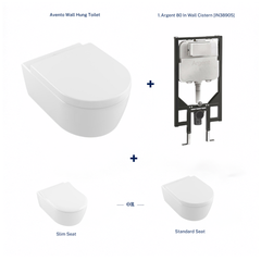 Villeroy & Boch Avento Promotional Package — Wall Hung Toilet + Argent 80 Cistern