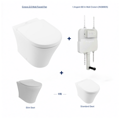 Villeroy & Boch O.novo 2.0 Promotional Package — Wall Faced Toilet + Argent 80 Cistern
