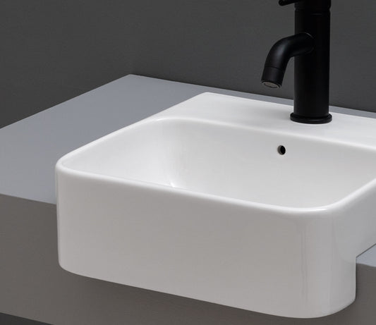 Studio Bagno Apartment 35 — Semi-Recessed Basin