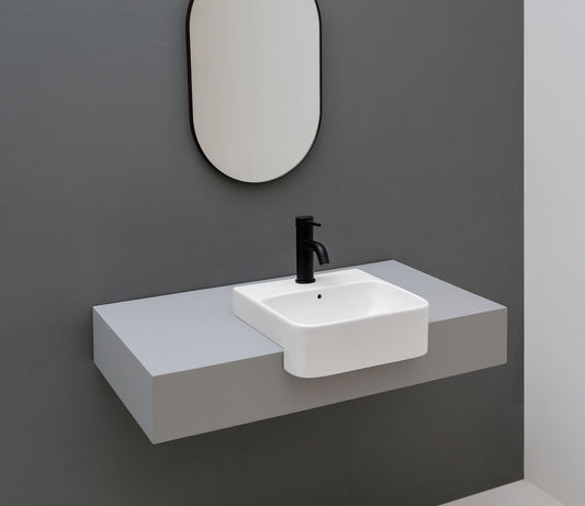 Studio Bagno Apartment 45 — Semi-Recessed Basin