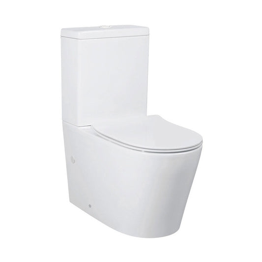 Arcisan Axus Rimless Dual Inlet Toilet Suite - Slim Seat