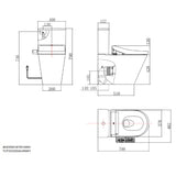 B&H Dara Back to Wall + TOTO S2 Washlet