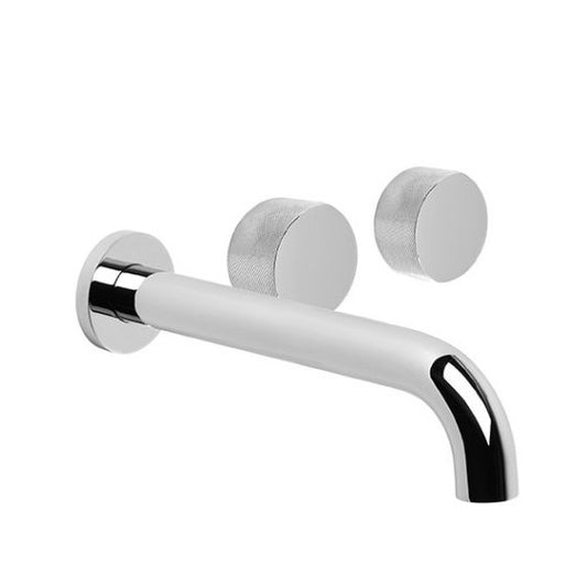 Brodware Halo X Wall Tap Set with Offset Spout - 200mm