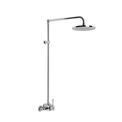 Brodware Industrica Exposed Shower Mixer Set with 225mm Rose