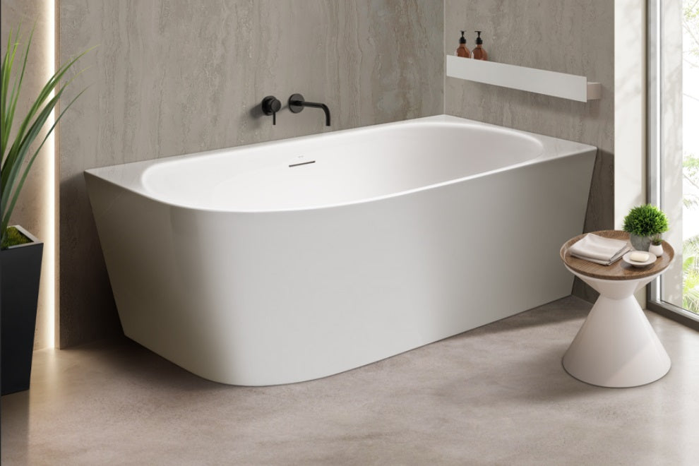 Decina Decina Natalia Back to Corner Freestanding Bath – Vogue Spas & Bathrooms