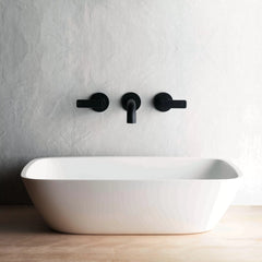 Faucet Strommen Chisel D Wall Taps with Lever Handles