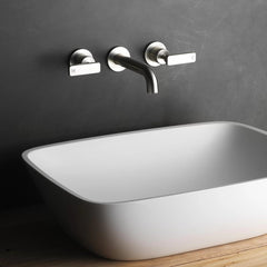 Faucet Strommen Chisel D Wall Taps with Lever Handles