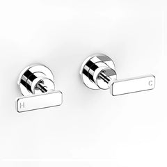 Faucet Strommen Chisel D Wall Taps with Lever Handles