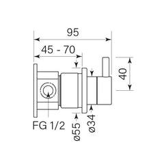 Faucet Strommen Pegasi Diverter Switch