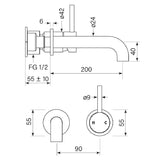 Faucet Strommen Pegasi M 200 Basin Mixer Set