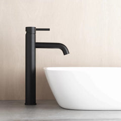 Faucet Strommen Pegasi M 208 Tall Basin Mixer in Black