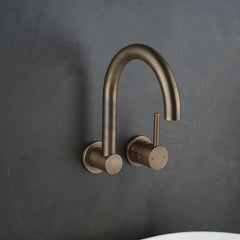 Faucet Strommen Pegasi M Wall Swivel Basin Mixer Set