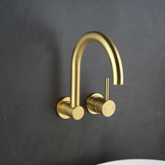 Faucet Strommen Pegasi M Wall Swivel Basin Mixer Set