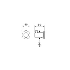 Faucet Strommen Pegasi Robe Hook