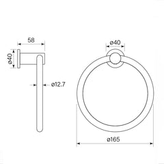Faucet Strommen Pegasi Towel Ring