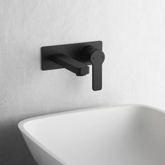 Faucet Strommen Zeos 200 Basin Mixer Set with Back Plate