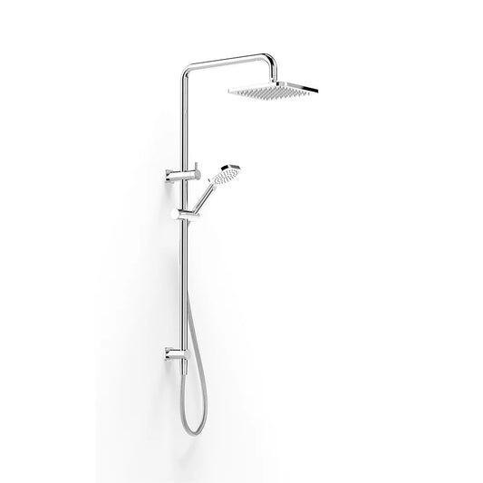 Faucet Strommen Zeos Dual 600 Square Shower with Round Hand Shower