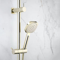 Faucet Strommen Zeos Dual 900 Square Shower with Round Hand Shower