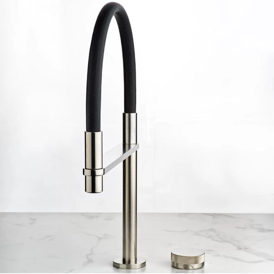 Faucet Strommen Zero Progressive Sink Mixer with Pull Down - Knurl