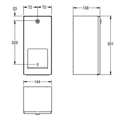 Franke Rodan Double Roll Toilet Paper Holder
