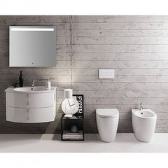 Globo 4All SENZABRIDA Wall Faced Toilet - Matte Black