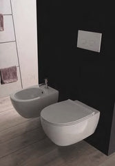 Globo 4All SENZABRIDA Wall Hung Toilet - Matte White
