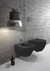 Globo 4All SENZABRIDA Wall Hung Toilet - Matte Black