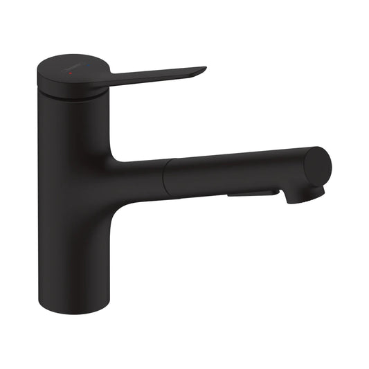 Hansgrohe Zesis M33 — Single-Lever Kitchen Mixer 150 Pull Out Spray 2jet - Chrome