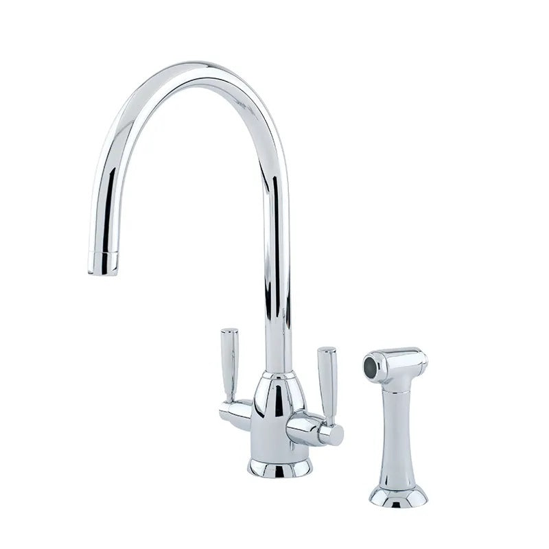 Perrin & Rowe Silverdale Kitchen Mixer with Spray Rinse