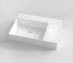 Studio Bagno Shard 65 X Plan — Wall-Hung Basin — Left