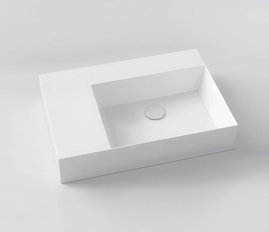 Studio Bagno Shard 65 X Plan — Wall-Hung Basin — Right