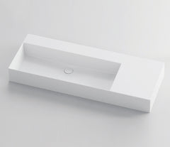 Studio Bagno Shard 102 X Plan — Wall-Hung Basin — Left