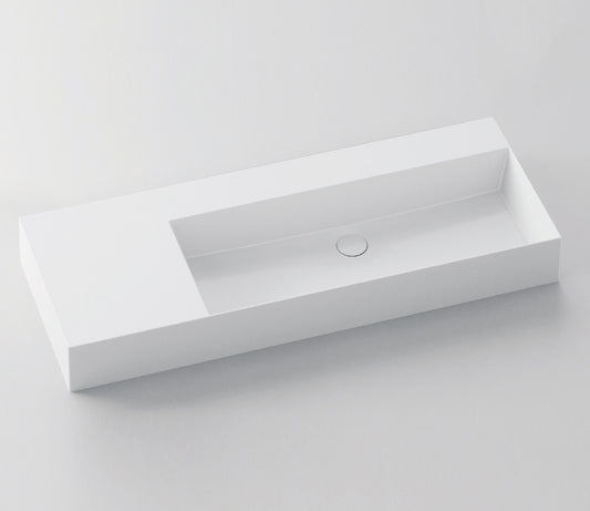 Studio Bagno Shard 102 X Plan — Wall-Hung Basin — Right