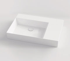 Studio Bagno Shard 81 X Plan — Wall-Hung Basin — Left