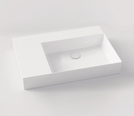 Studio Bagno Shard 81 X Plan — Wall-Hung Basin — Right