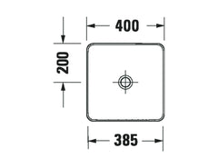 Duravit Sivida Square Above Counter Basin