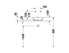 Duravit Sivida Round Above Counter Basin