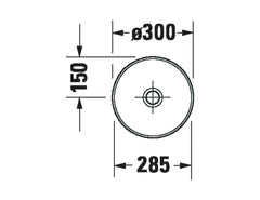 Duravit Sivida Round Above Counter Basin
