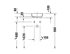 Duravit Sivida Round Above Counter Basin