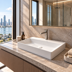 Globo T-Edge Rectangular Inset Basin